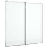  Magnetna bijela ploča sklopiva 80 x 80 x 1 7 cm aluminijska | shoptok.hr