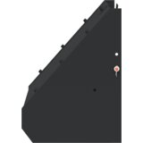 vidaXL Hvatač kuglica Crna 31 x 23 x 31.5 cm Čelik | shoptok.hr