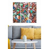 Wallity MDF157690019 multicolor decorative mdf painting (3 pieces) | ePonuda.com
