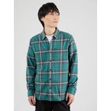 Volcom Srajca 'CADEN PLAID' temno siva / smaragd / off-bela | Shoptok.si