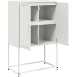  Visoka komoda bijela 68,5 x 38,5 x 107 cm čelična | shoptok.hr