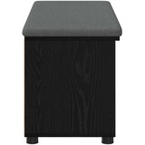  Klupa za hodnik s jastukom Crni Hrast 100 x 38 x 46 cm | shoptok.hr
