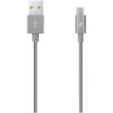 Kabel - Micro USB to USB (1,20m) - Grey - Alumi Cable