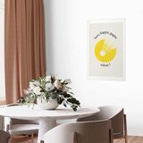  Plakat - Shuttlecock Against the Yellow Sun 21x30 Bez okvira s margom | shoptok.hr