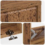  Ormar za cipele BREDA 78 x 24 x 103 cm Konstruirano drvo - Staro drvo | shoptok.hr