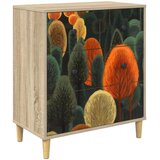  Komoda ZAANDAM Print šume 66 x 36,5 x 75 cm Konstruirano drvo | shoptok.hr
