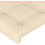  Uzglavlje krem 80 x 5 x 78/88 cm od tkanine | shoptok.hr