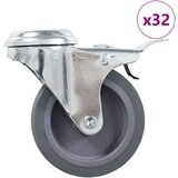 Gibljiva Okretni kotačići s otvorom za vijak 32 kom 75 mm Cijene
