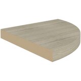 vidaXL plutajuća kutna polica boja hrasta 35 x 35 x 3,8 cm MDF | shoptok.hr