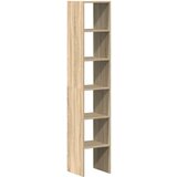 vidaXL Police za knjige 2 kom složive 30x30x80 cm konstruirano drvo | shoptok.hr
