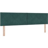 vidaXL Vzglavje z diamanti temno zelene barve 180 cm iz žameta, (22008382) | Shoptok.si