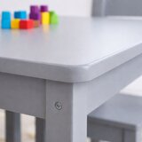 GINGER dečiji sto sa 4 stolice – drveni dečiji sto za igru i učenje, sivi set ( TF-6645-G ) | Eponuda.com