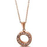 Ogrlica SH-15144 - Zlatna / Ružičasta KP15144 | shoptok.hr