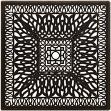 vidaXL Vrtni stol brončani 90 x 90 x 73 cm od lijevanog aluminija | shoptok.hr
