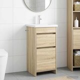  Kupaonski umivaonik s sudoperom Hrast sonoma 42 x 40 x 84,5 cm | shoptok.hr