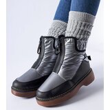 Gemre Gray insulated snow boots with a zipper Callisto | Eponuda.ba