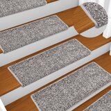  Prostirke za stepenice 15 kom 65x21x4 cm sive s pravokutnim rubom | shoptok.hr