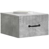  Stenski nočni omarici 2 pcs Betonsko siva 34,5 x 33 x 20 cm, (5000209491) | Shoptok.si