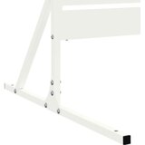  Zaslon za privatnost 100 x 50 x 180 cm Čelik Bijela | shoptok.hr