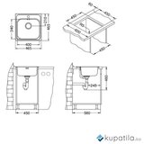  Sudoper Basic 140 Alveus | Eponuda.ba