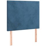 Maison Chic Posteljno vzglavje - Vzglavna omarica 2 kosa temno modro 80x5x78/88 cm žamet, (22078441) | Shoptok.si