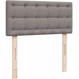 Otomanski okvir kreveta s madraca smeđesivi 80x200cm od tkanine | shoptok.hr