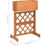  Vrtna sadilica s rešetkom narančasta 45x30x74 cm od jelovine | Eponuda.com