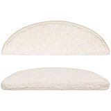  Prostirke za stepenice 10 kom 56x17x3 cm bijele poluokrugle | shoptok.hr
