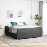 vidaXL Konstrukcija postelje Drugo Temno siva 180 x 200 cm blago | Shoptok.si