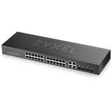 Zyxel GS1920-24 v2, 28p (24Gigabit RJ45, 4x Gigabit combo (metalSFP)), IPv6,L2, fanless, Rackmount ( GS1920-24V2-EU0101F ) | Eponuda.com
