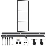  Klizna vrata s priborom ESG staklo i aluminij 76 x 205 cm | Eponuda.com
