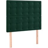  Uzglavlje tamnozeleno 80x5x118/128 cm baršunasto | Eponuda.com