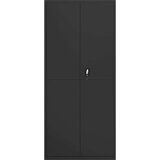 vidaXL Arhivska omara črna 90x40x240 cm jeklo | Shoptok.si
