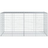  Gabionska košara s poklopcem 200x100x100 cm pocinčano željezo | shoptok.hr