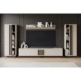 XXXL Dnevni Regal Helsinki 1, Bež, 4-Delno u