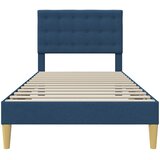  Krevetna konstrukcija s uzglavljem Plava 100 x 200 cm Tkanina | Eponuda.com