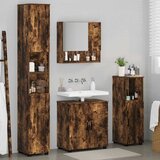  Set namještaja za kupaonicu 4 kom. Dimljeni hrast | shoptok.hr