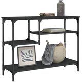  Konzolni stol s policama crni 100 x 35 x 75 cm | Eponuda.com