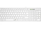 SlimStar 126 tastatura USB veza, low-profile tipke, bijela-white