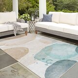 Mila Home kremno bela/turkizna pralna preproga 120x180 cm puddle – | Shoptok.si