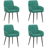 vidaXL Trpezarijske stolice 4 kom. Baršun Tirkizna 57 x 50 x 85 cm - Tirkizna 4 | shoptok.hr