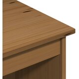  Stol Medeno smeđa 112 x 50 x 75 cm Čvrsto borovo drvo | shoptok.hr