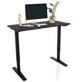 MID.YOU dvižna miza stand carbon, črna Cene