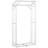 vidaXL Stalak za drva za ogrjev s kišnom navlakom 100x40x200 cm | shoptok.hr