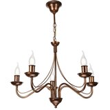  Luster na lancu ANTON 5xE14/15W/230V bronzan | Eponuda.com