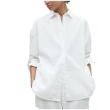 Ecoalf Srajce & Bluze DARIAALF LINEN SHIRT Bela | Shoptok.si
