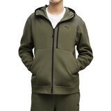 Puma muška dukserica s kapuljačom i zatvaračem tech Material Mix (zelena) | shoptok.hr