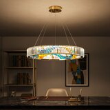 Toolight LED Viseća Lampa s Kristalima - Zlatna | shoptok.hr