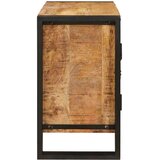 vidaXL Ormarić za umivaonik 71 x 33 x 58 cm Čvrsto drvo manga, željezo | shoptok.hr