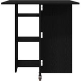  Blagovaonski stol 115 x 70 x 75 cm Konstruirano drvo Crni hrast - Crni hrast | shoptok.hr